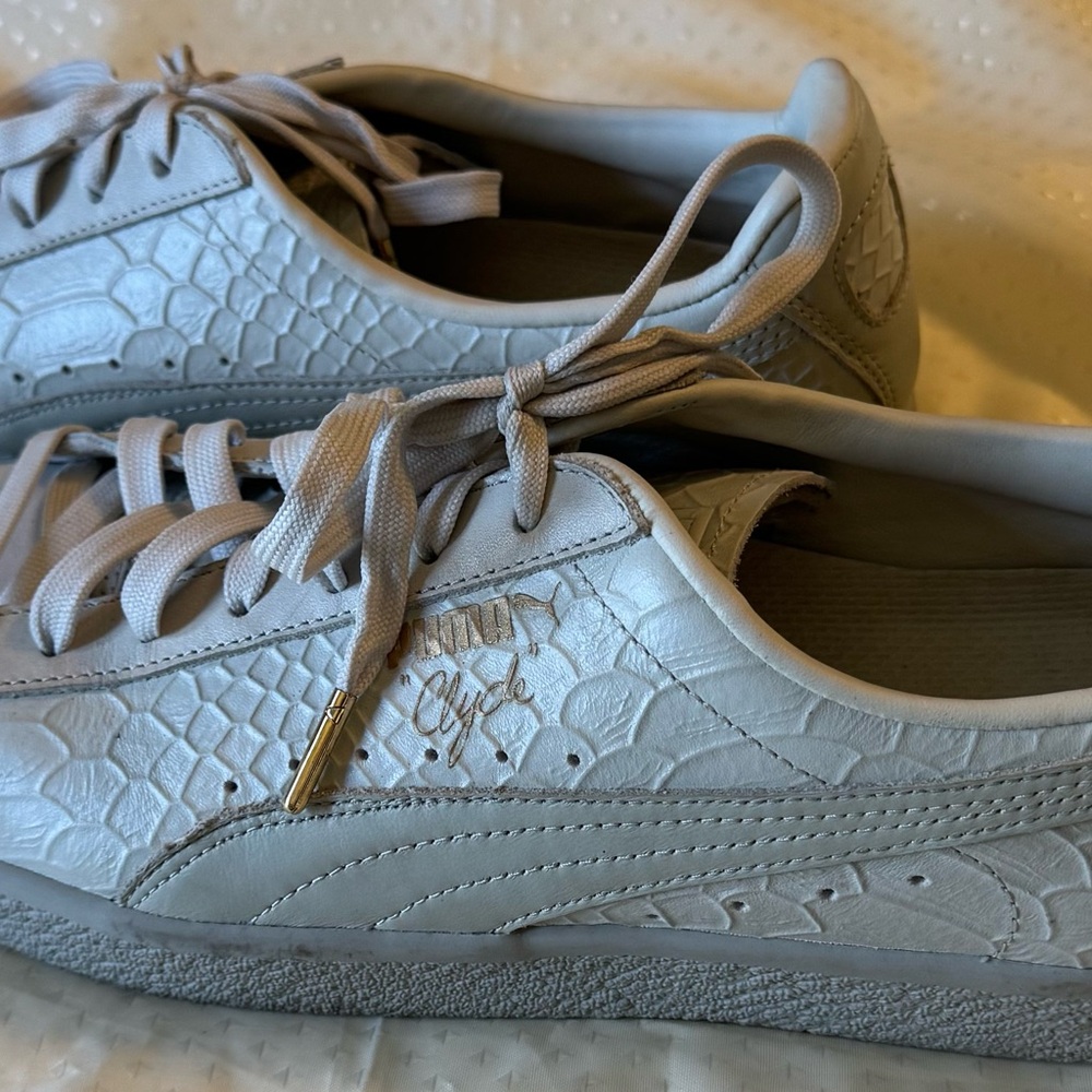 Puma Clyde Sneakers Men’s Size 13 Leather - Picture 6 of 12